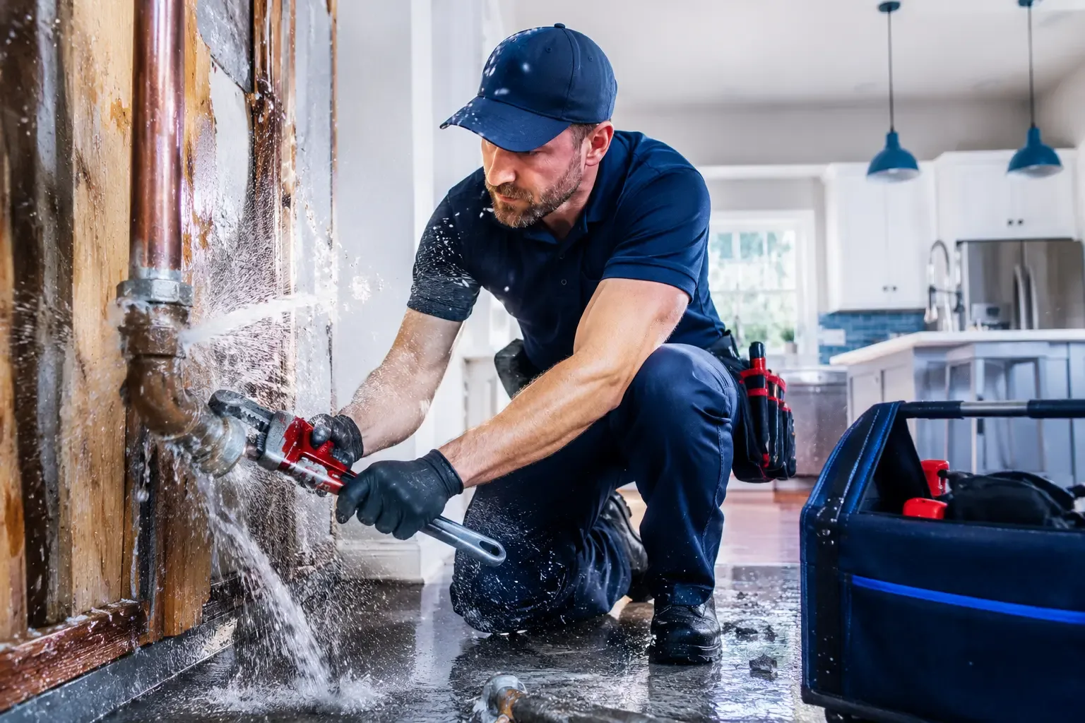 Local emergency pipe repair professionals in North Newton, KS